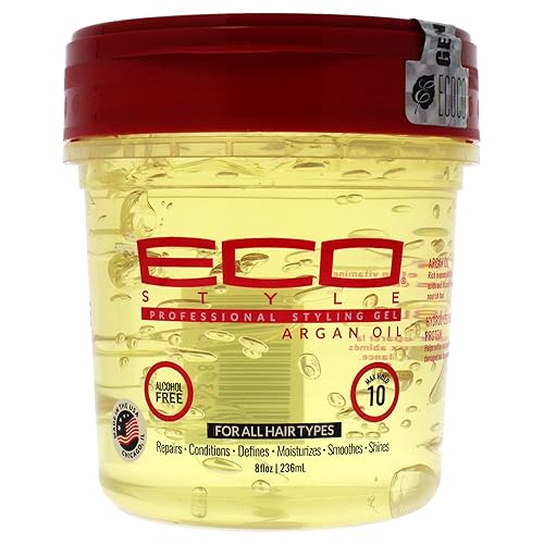 ECOCO Moroccan Argan Oil Styling Gel, 8 Fluid Ounce Beauty & Personal Care ECOCO