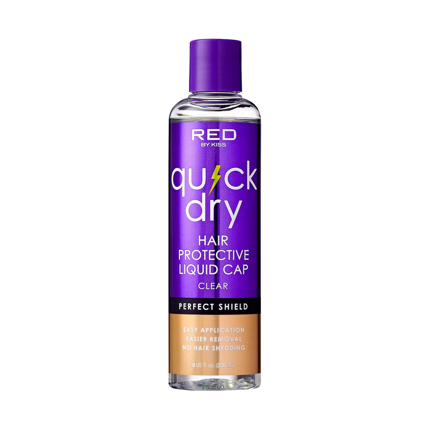 Red by Kiss Quick Dry Hair Protective Liquid Cap, Strong Lightweight Protection from Weaves Glue Damage, Fast Application, Quick Drying, & Easy Beauty & Personal Care Red by Kiss