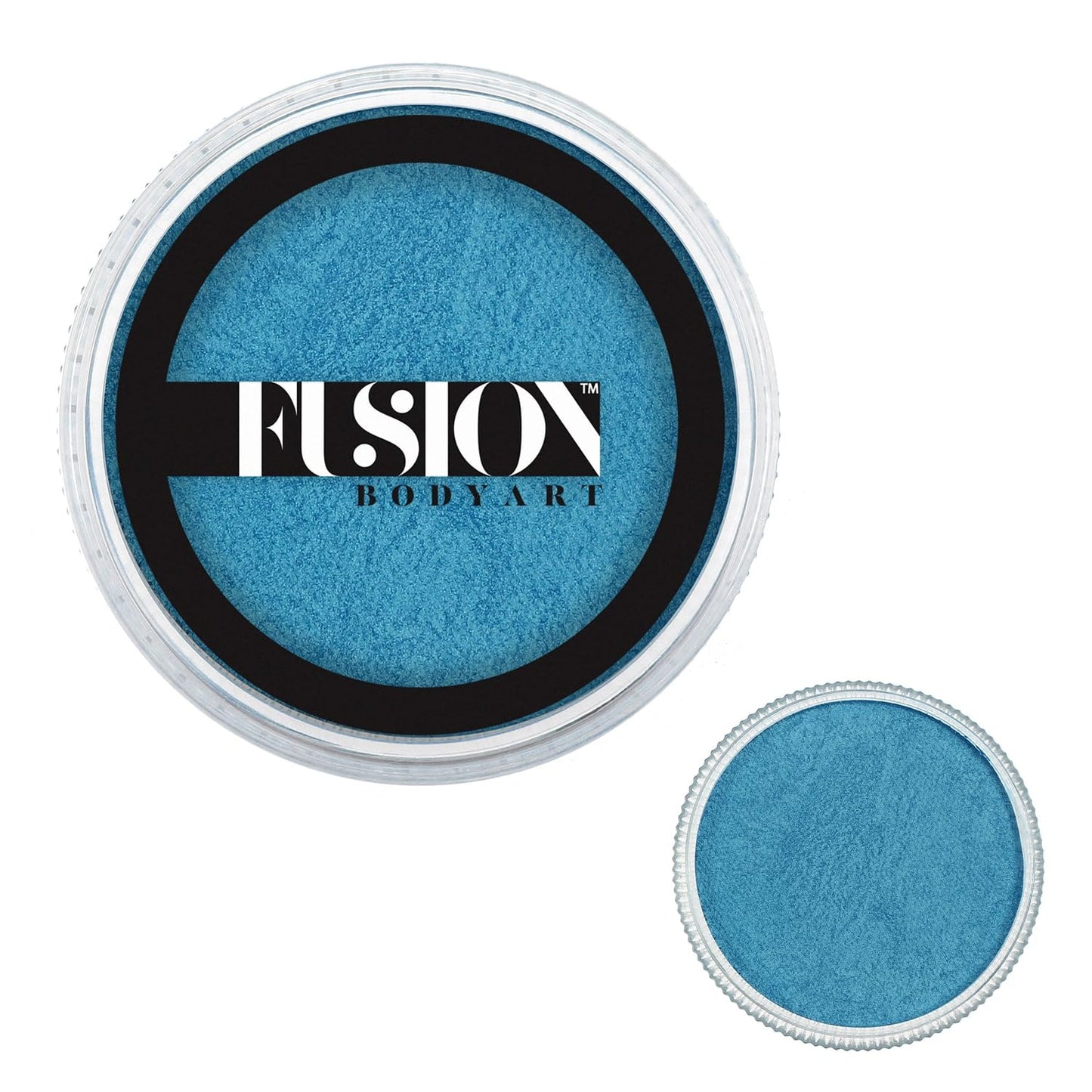 Fusion Body Art Pro Face Paint | Pearl Winter Blue (25gm), Professional Quality Water Activated Shimmery Face and Body Paint Supplies Single Metallic Beauty & Personal Care FUSION BODY ART
