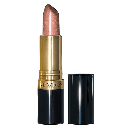 Revlon Lipstick, Super Lustrous Lipstick, Creamy Formula For Soft, Fuller-Looking Lips, Moisturized Feel, Champagne On Ice (205), 0.15 oz Beauty & Personal Care REVLON