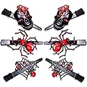 PHALIN Halloween Hair Clips Gothic Large Spider Web Skull Hair Clip for Women Spooky Alligator Duckbill Hair Pins Barrettes Halloween Hair Accessory Beauty & Personal Care PHALIN