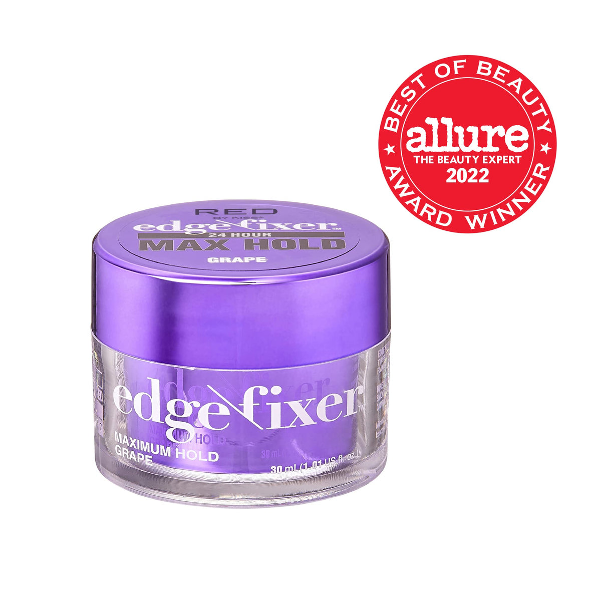 Red by Kiss Edge Fixer 24 Hour Maximum Hold Edge Wax No Flaking Biotin B7 Infused Hair Gel 1.01 fl.oz Beauty & Personal Care Red by Kiss