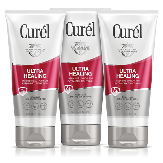 Curel Ultra Healing Intensive Fragrance-Free Lotion For Extra-Dry Skin, Ideal for Sensitive Skin, Cruelty Free, Paraben Free, Dermatologist Beauty and Personal Care Curel Default Title