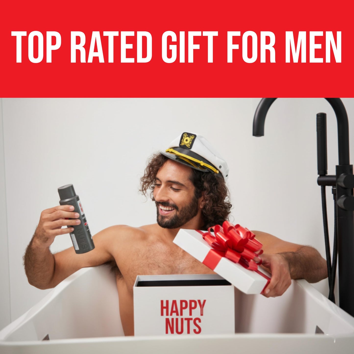 HAPPY NUTS Comfort Powder Deodorant For Men: Anti-Chafing, Sweat and Odor Control for Jock Itch, Aluminum-Free, Ultimate Gift for Men's Private Parts Beauty and Personal Care HAPPY NUTS