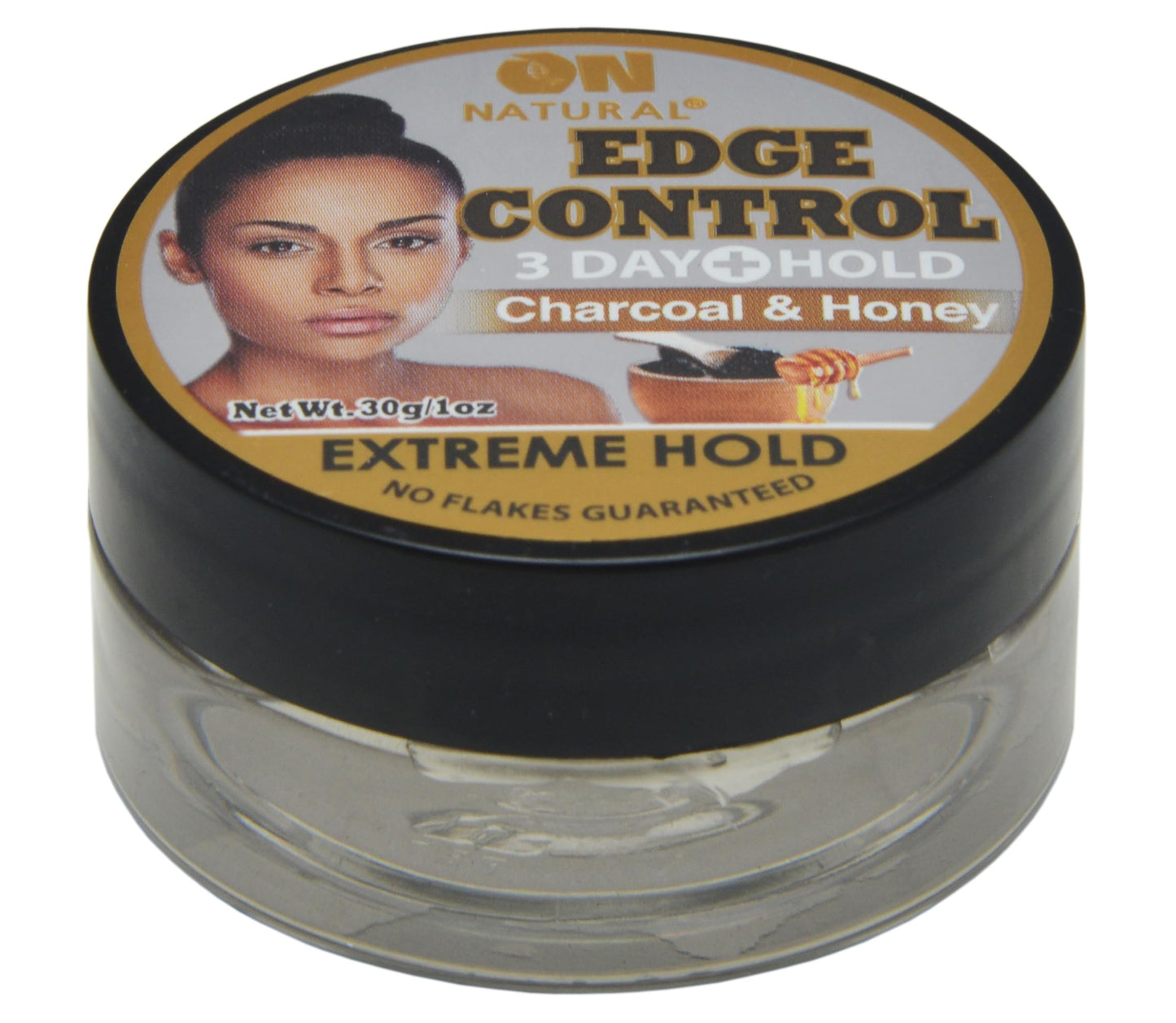 On Natural Edge Control Extreme Hold-Charcoal and Honey (1 oz) Beauty & Personal Care On Natural