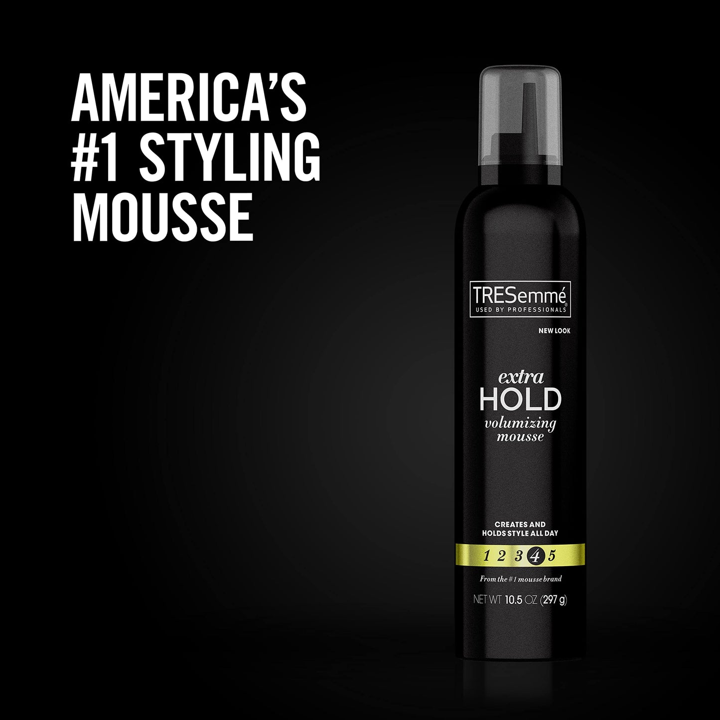 TRESemmé Tres Mousse Tres Extra Firm Control Mousse, Frizz Control with Flexible Feel for All Hair Types, Humidity Resistant, 10.5 oz Beauty & Personal Care TRESemmé