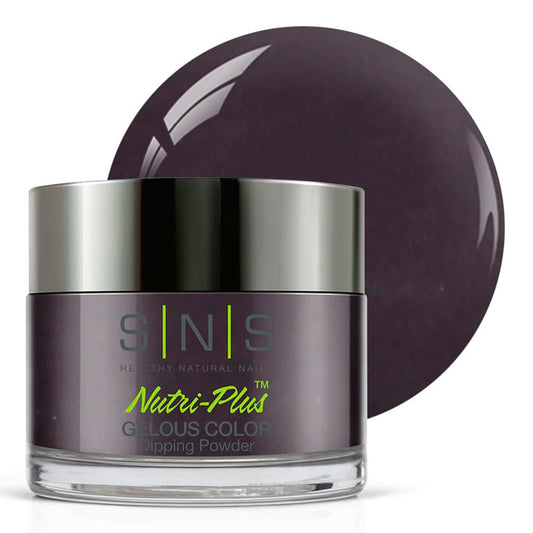SNS Nail Dip Powder, Gelous Color Dipping Powder - Armed To The Nails (Purple/Brown, Shimmer) - Long-Lasting Dip Nail Color Lasts 14 Days - Low-Odor