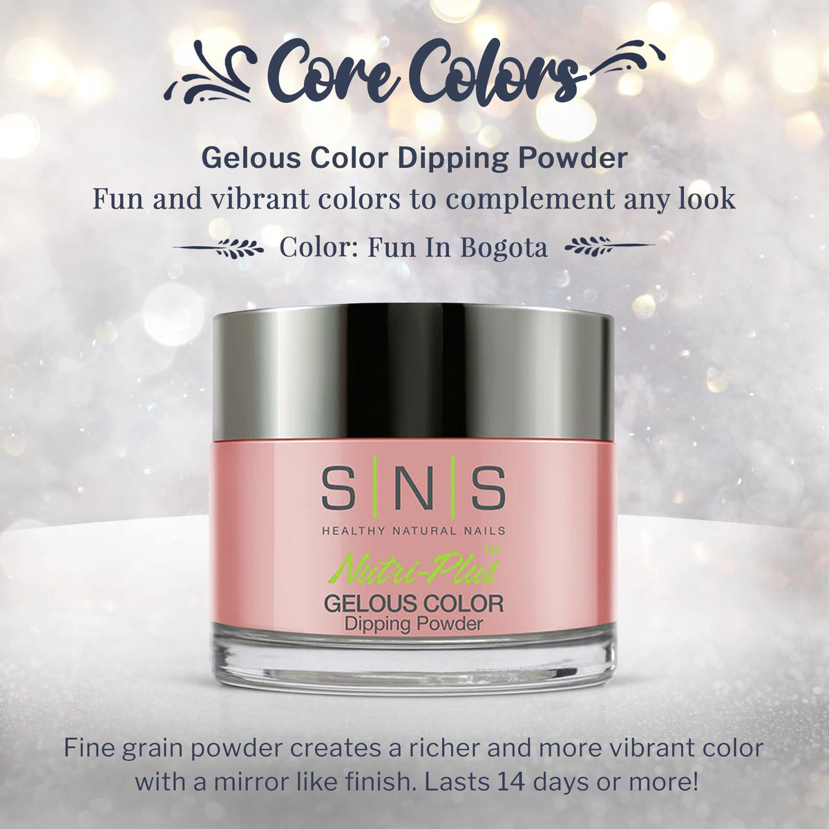 SNS Nail Dip Powder, Gelous Color Dipping Powder - Salon & DIY Nail Art