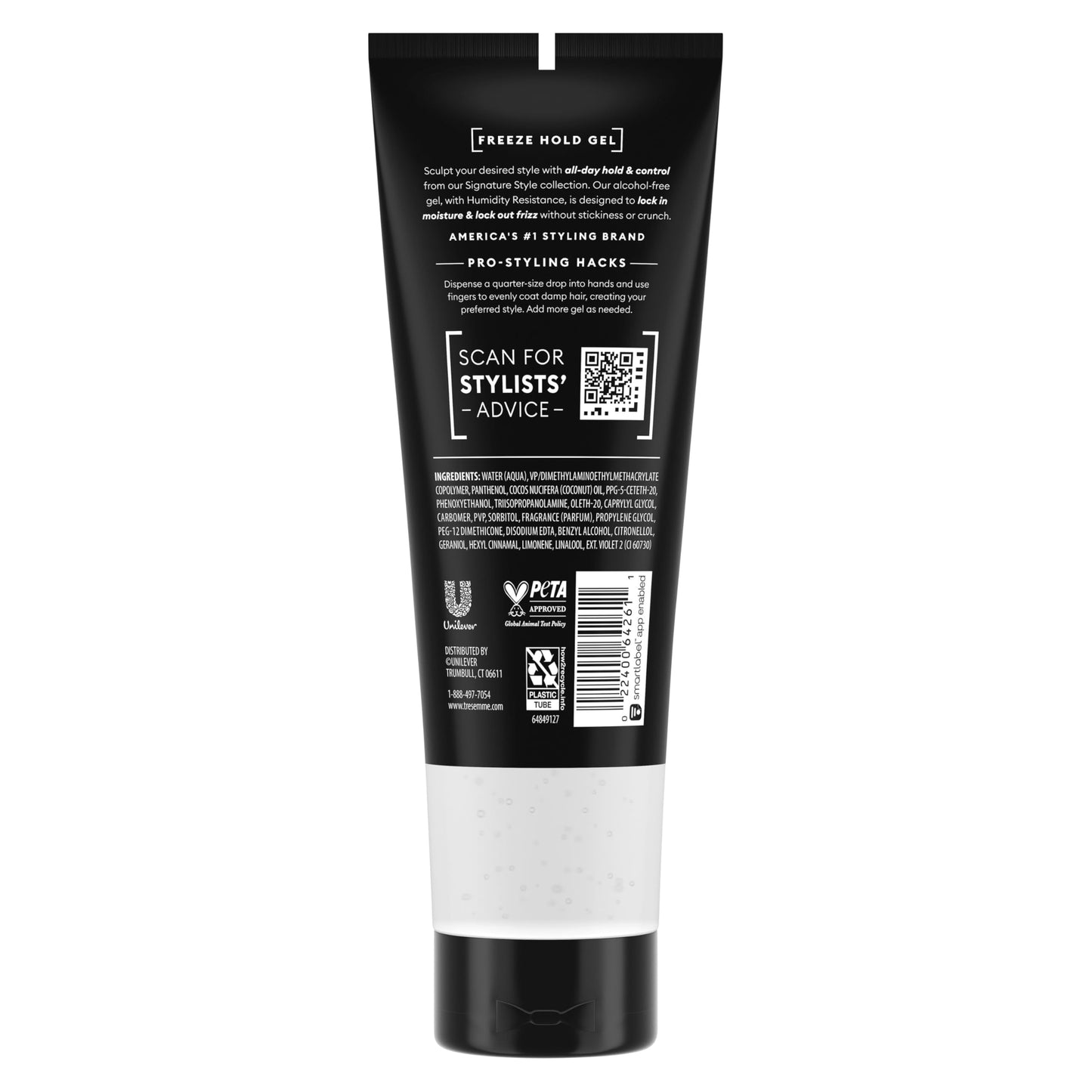 TRESemmé Mega Control Alcohol-Free Hair Gel for Frizz Control with Coconut Oil 9 oz Beauty & Personal Care TRESemmé