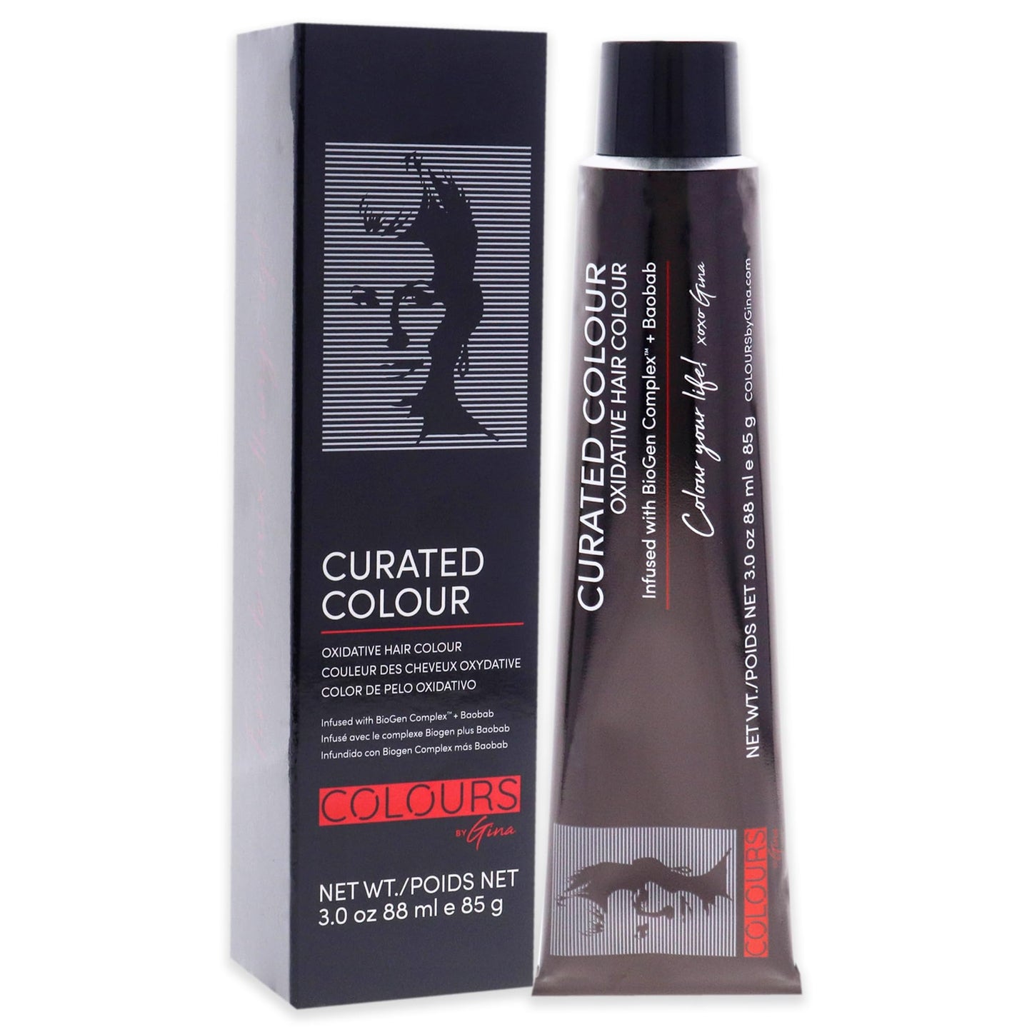 Colours By Gina Curated Colour - 5.5-5M Light Mahogany Brown by Colours By Gina for Unisex - 3 oz Hair Color Beauty & Personal Care Colours By Gina