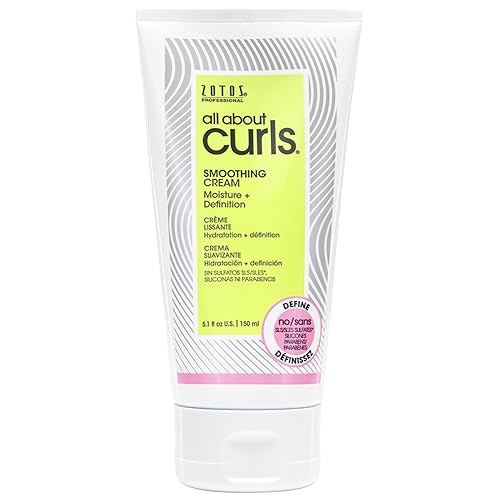 ALL ABOUT CURLS Smoothing Cream Styling | Controllable Definition | Define, Moisturize, De-Frizz | All Curly Hair Types | Vegan & Cruelty Free | Beauty & Personal Care ALL ABOUT CURLS
