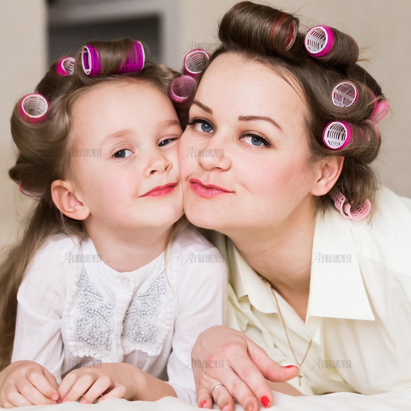 AUEAR, 12 PCS Self Grip Curlers Rollers Salon Hairdressing Holding DIY Hair Styling Curling Tools for Women Men Beauty & Personal Care AUEAR