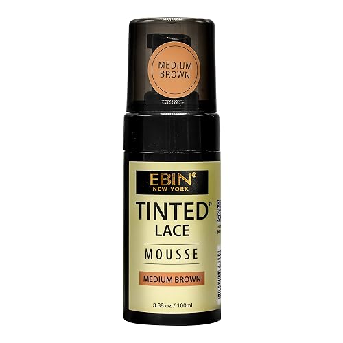 EBIN NEW YORK TINTED LACE MOUSSE - 3.38oz/ 100ml - Medium Brown Beauty & Personal Care EBIN NEW YORK