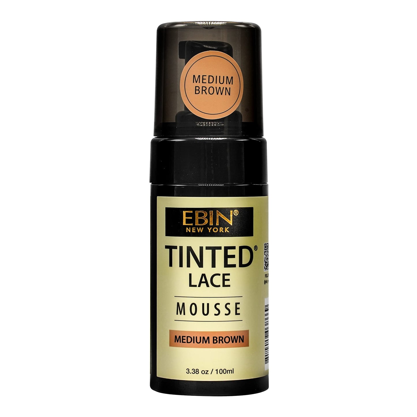 EBIN NEW YORK TINTED LACE MOUSSE - 3.38oz/ 100ml - Medium Brown Beauty & Personal Care EBIN NEW YORK
