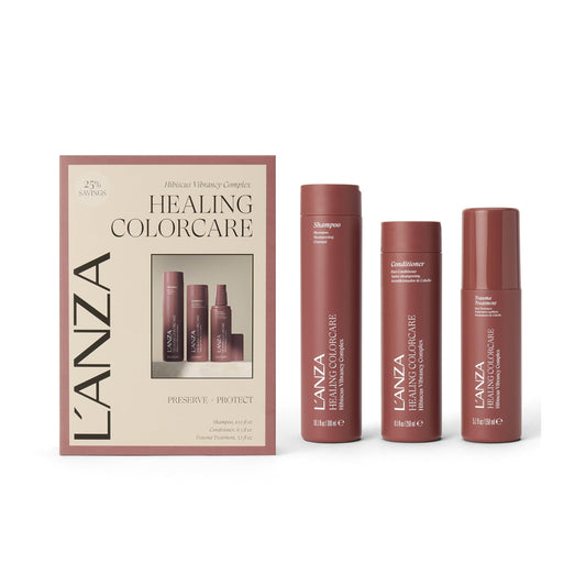 L'ANZA Healing Colorcare Trauma Treatment, Shampoo & Conditioner Set, Color-Safe Cleanse for Dry, Damaged Color Treated Hair, Anti-Fade Formula Beauty & Personal Care L’ANZA