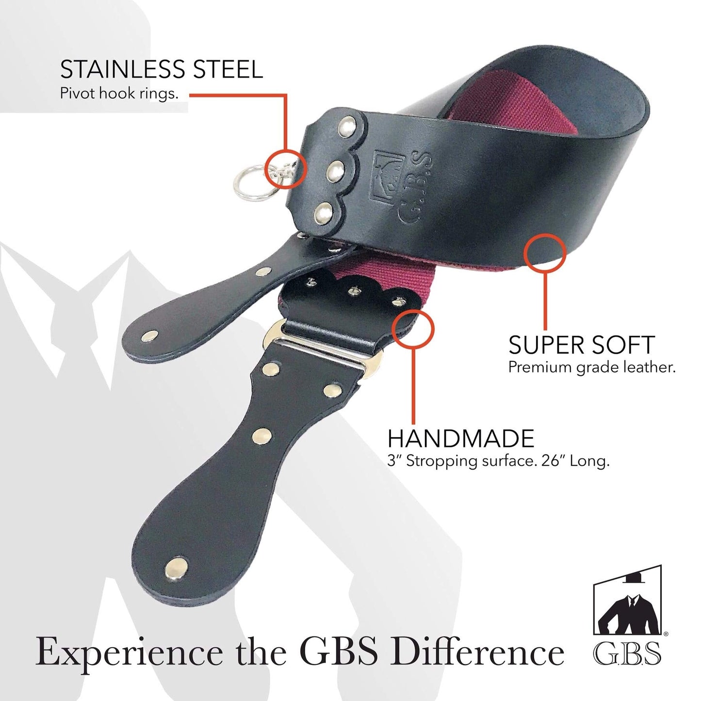 G.B.S Barber Strop, 3in by 26in Beauty and Personal Care G.B.S
