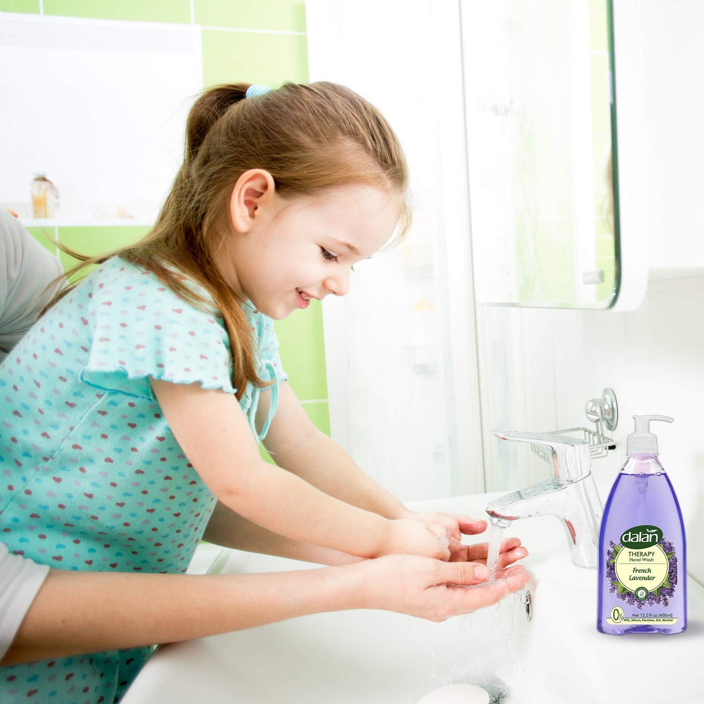 Dalan Therapy French Lavender Ultra Moisturizing Liquid Hand Soap for Normal and Dry Hands Fresh Clean and Soft Feeling (13.5 Fl Oz / 400 mL (Pack Beauty & Personal Care Dalan