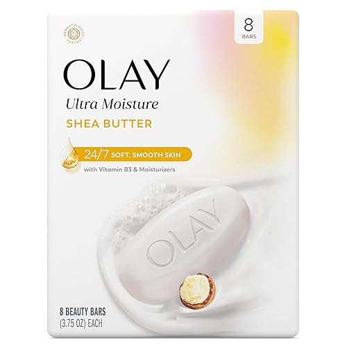 Olay Beauty Bar, Ultra Moisture,10x More Moisturizers, 24/7 Soft & Smooth Skin, Gentle Cleanse on Face & Body, Vitamin B3 Complex, For All Skin Types Beauty & Personal Care Olay