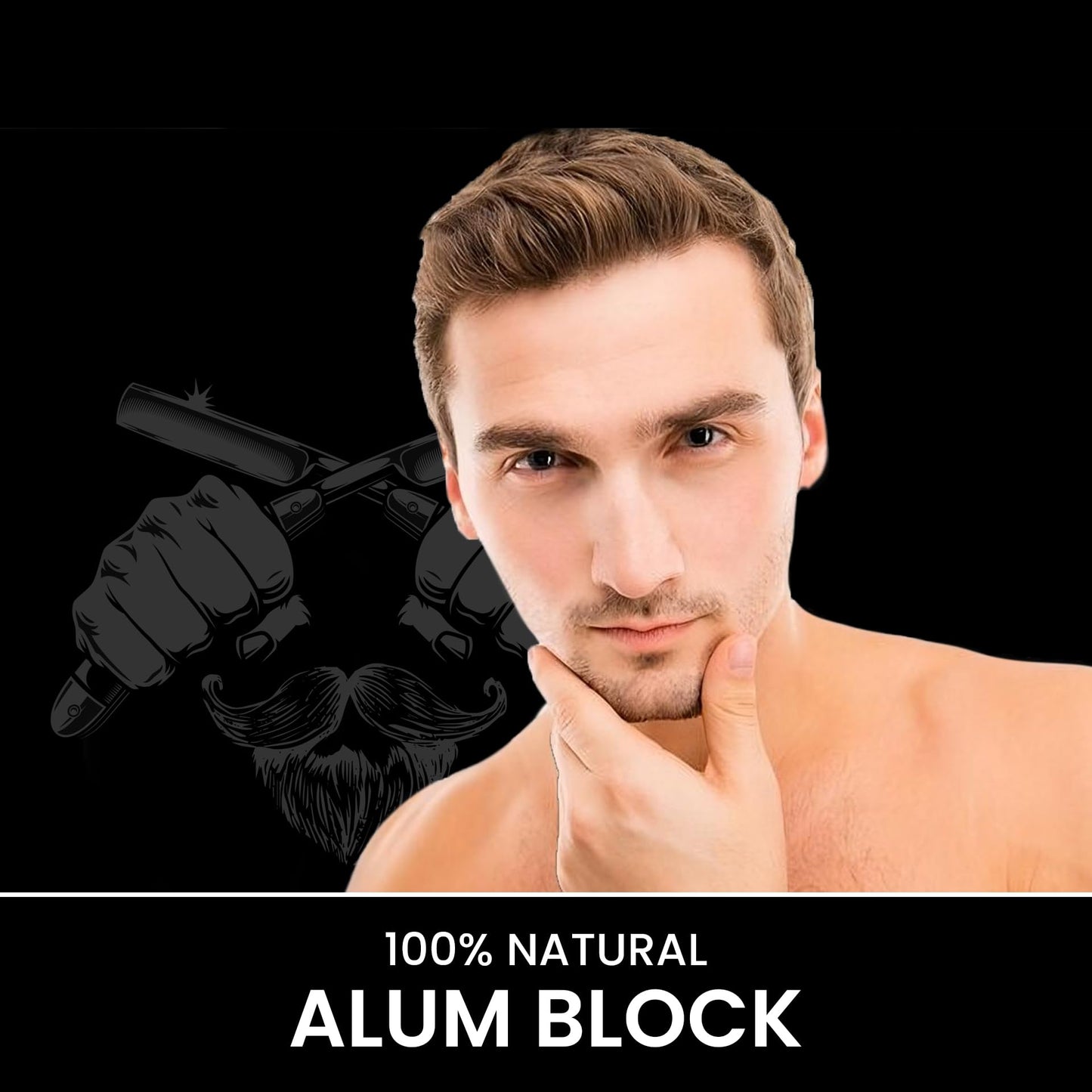 Pacific Pelican Alum Block for Shaving - Premium Quality - Razor Burn Relief & Skin Soothing Aftershave in Durable Plastic Case - Pack of 3 Beauty and Personal Care Pacific Pelican