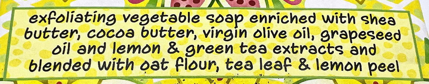 Greenwich Bay Trading Co, Lemongrass and Tea Shea Butter Soap, Set of 3 Bars, 6.4 Ounces Each Beauty & Personal Care Greenwich Bay Trading Company