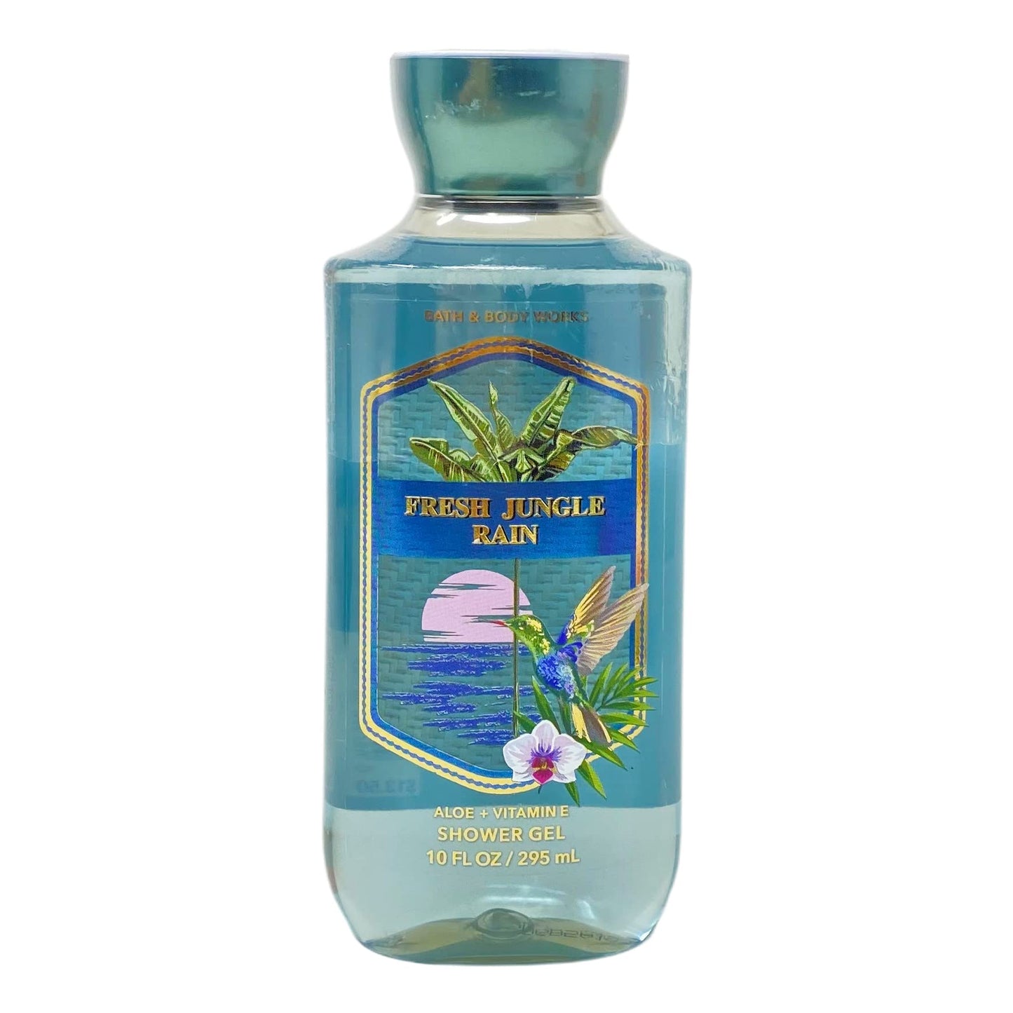 Bath & Body Works Fresh Jungle Rain 4 Piece Gift Set - Fragrance Mist - Body Cream - Shower Gel - Body Lotion - with a Natural Oats Bar Soap - Full Beauty and Personal Care Bath & Body Works