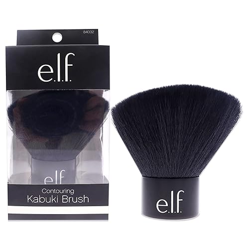 Contouring Kabuki Brush for Precision Application, Synthetic Beauty & Personal Care e.l.f.