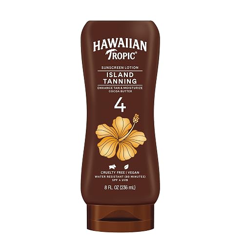 Hawaiian Tropic Sunscreen Protective Dark Tannning Sun Care Sunscreen Lotion - SPF 4, 8 Ounce Beauty & Personal Care Hawaiian Tropic