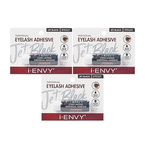 i-Envy Semi-Permanent Lash Glue Adhesive for Individual Cluster Lashes & Lash Extension, Waterproof Strong Hold, Long-Lasting Up to 2 Weeks Beauty & Personal Care i•ENVY