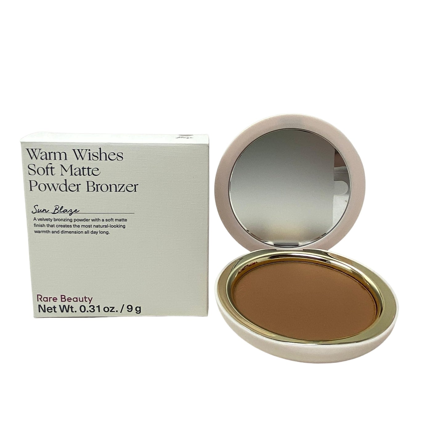 Rare Beauty Warm Wishes Soft Matte Powder Bronzer - Sun Blaze - (tan with neutral warm undertone) 0.31 oz/9 g Beauty & Personal Care Rare Beauty