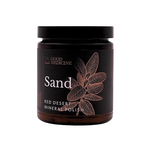 Sand Red Mineral Polish for Body & Face - Deep Exfoliator Scrub with Desert Mineral Sand - Natural Ingredients - Skincare for Women and Men (9 oz) Beauty & Personal Care GOOD MEDICINE INTUITIVE SKINCARE