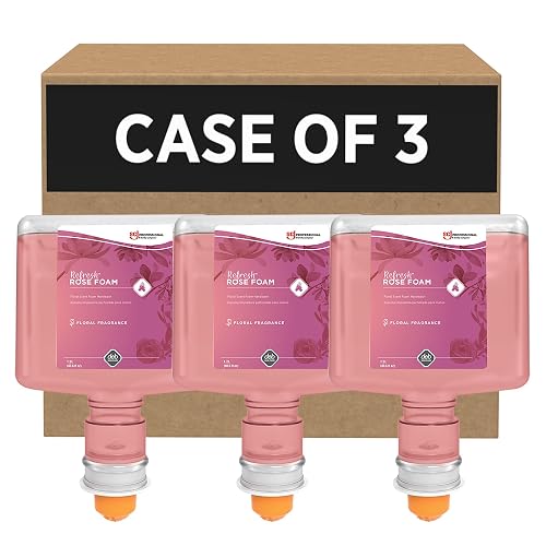 SC Johnson Professional REFRESH ROSE FOAM HAND SOAP TOUCH FREE 1.2 LITERS, 3 PACK Beauty & Personal Care SC Johnson Professional