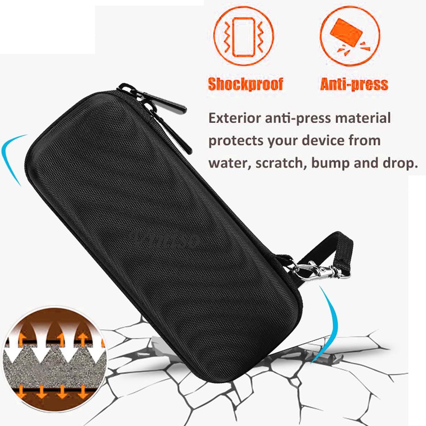 LinMei Travel Shaver Case Compatible with One Blade QP2724/90 QP2834/70 QP2630/72 Hybrid Electric Trimmer Hard Portable Storage Carrying Case Beauty and Personal Care LinMei