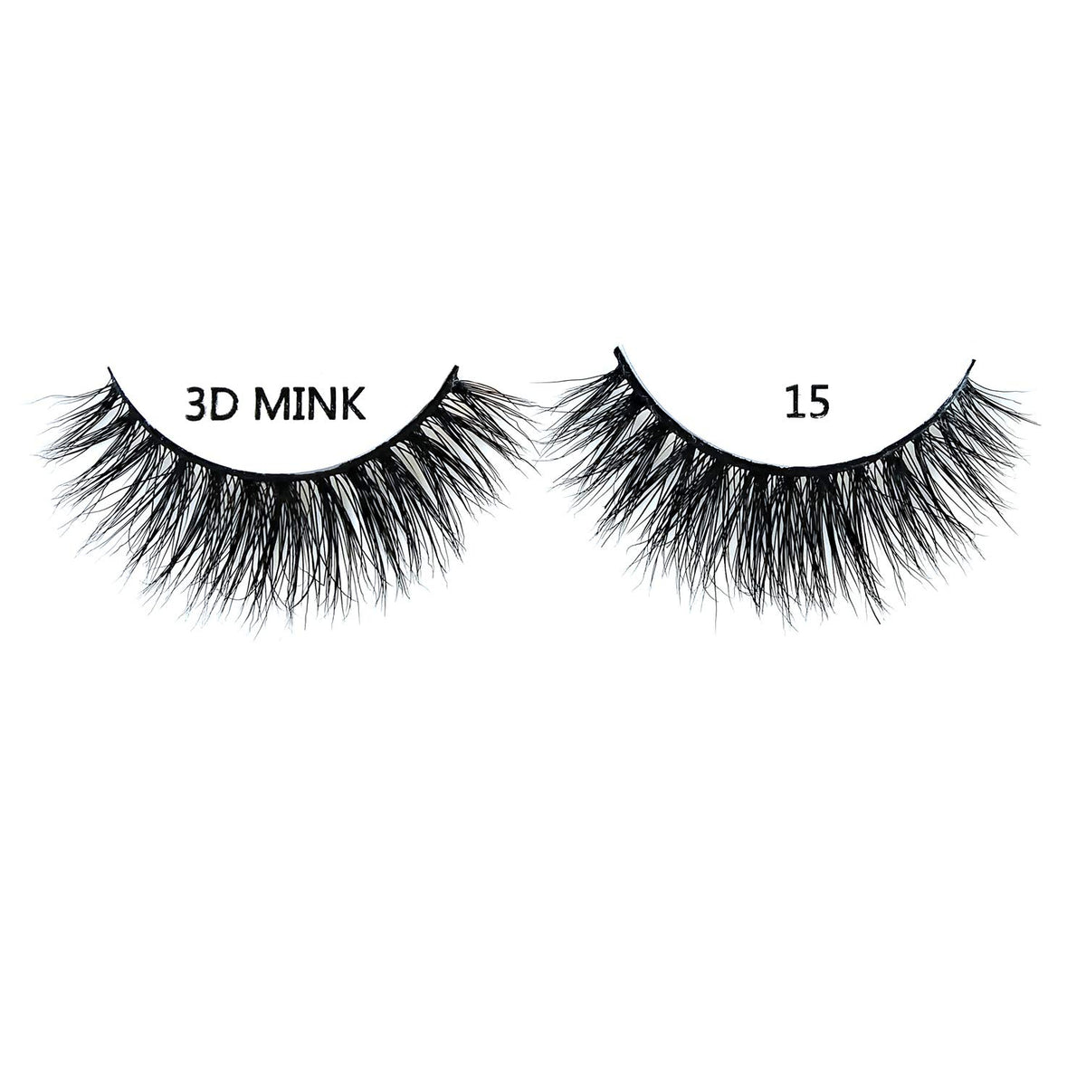 MIZ LASH 3D Mink Eyelashes 100% Real Fur Cruelty Free Strips False Lashes for Women Reusable Soft Thick Curl Dramatic Fluffy Natural Look Handmade