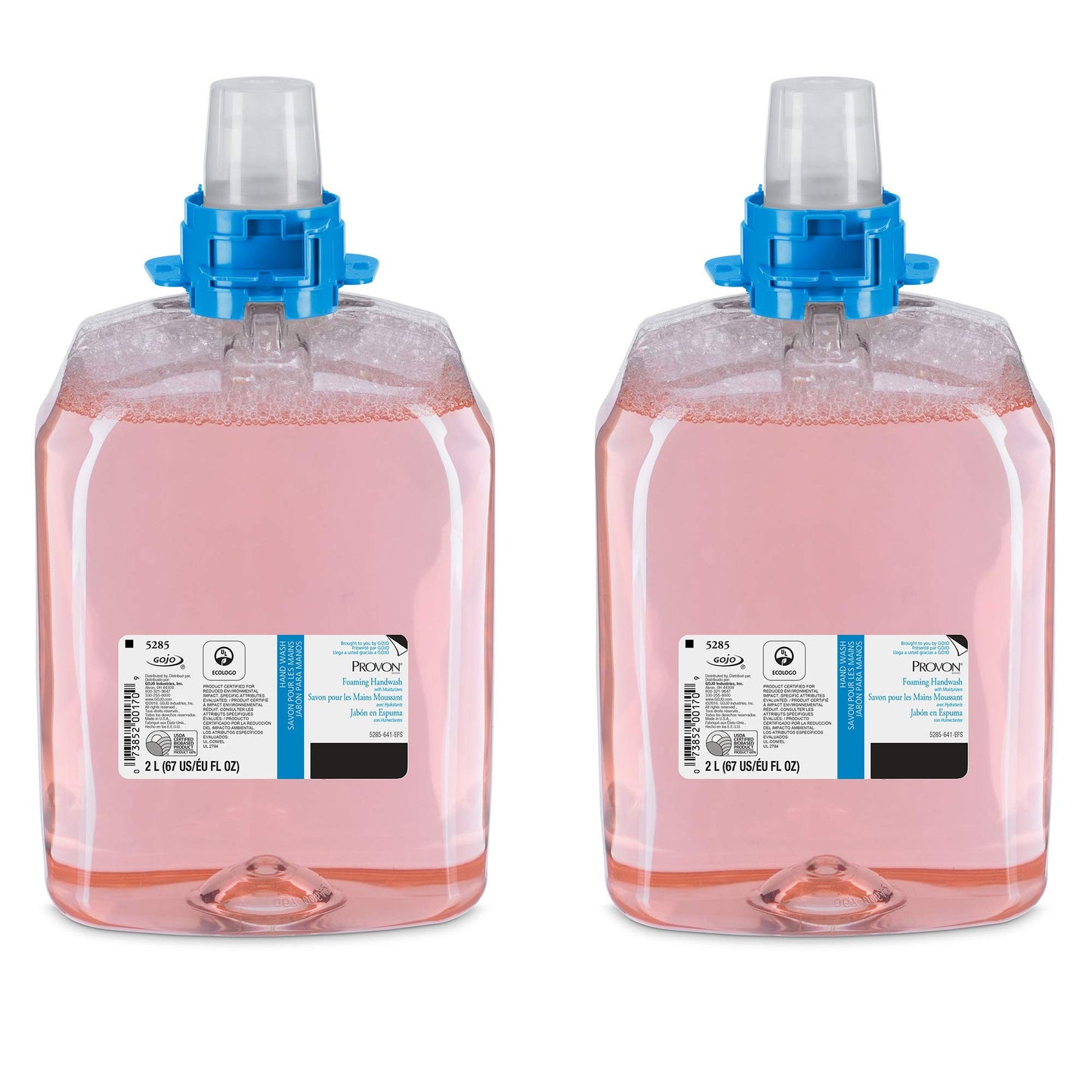 Foaming Handwash w/Moisturizers, Cranberry Scent, 2000 mL Refill, 2/Carton Beauty & Personal Care Provon