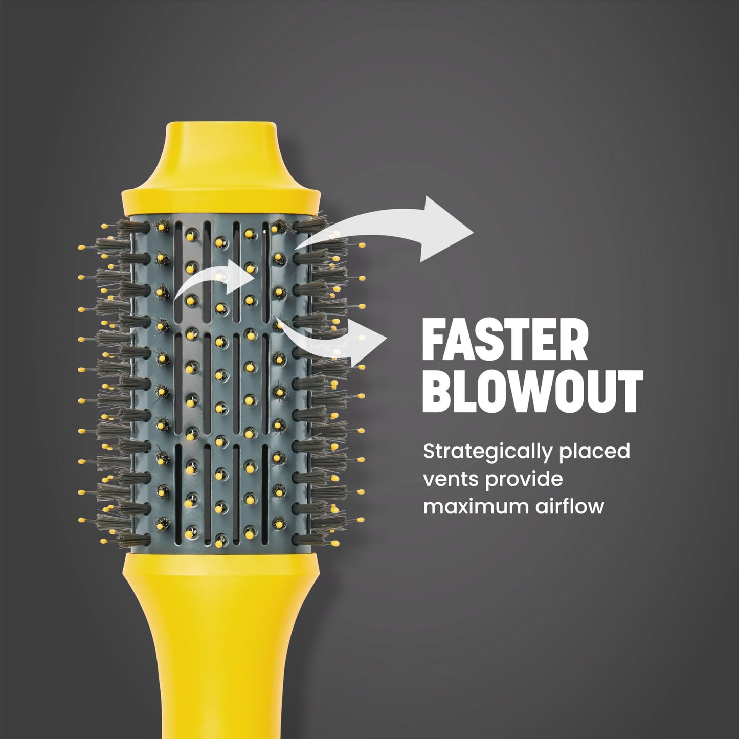 Drybar The Double Shot Oval Blow-Dryer Brush - Smooth, Shiny Hair with Volume and Less Frizz - Salon Styling Brush for Faster Blowouts Beauty & Personal Care Drybar