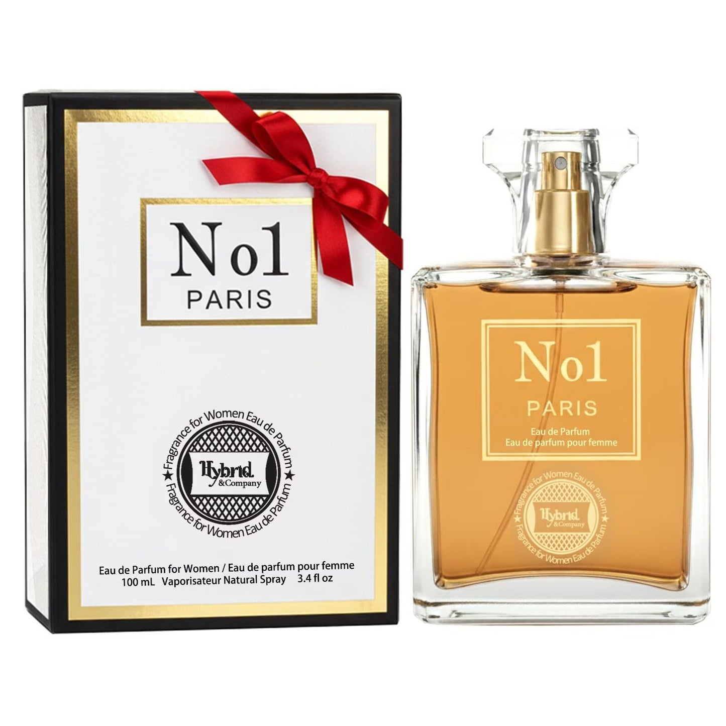 Hybrid & Company No1 Paris Women Romantic and Sensual Perfume Eau de Parfum 3.4 Fl oz Beauty & Personal Care Hybrid & Company