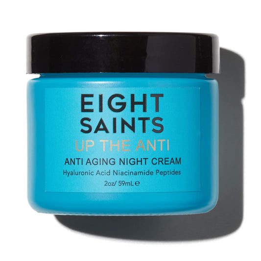 Eight Saints Skin Care Up the Anti Night Cream Face Moisturizer to Reduce Fine Lines and Wrinkles, Natural and Organic Anti Aging Cream For Face Beauty & Personal Care Eight Saints