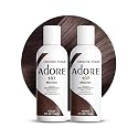 Adore Semi Permanent Hair Color (107 Mocha) (2 Pack) | Vegan & Cruelty-Free Brown Hair Dye | No Ammonia, No Peroxide, No Alcohol | 4 Fl Oz Beauty & Personal Care Adore