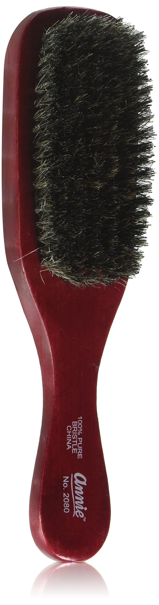 ANNIE Wave Soft Brush (Model:2080), Natural wood, boar bristles, wooden brush, won't pull on your hair, detangler, pulls out the knots Beauty & Personal Care Annie