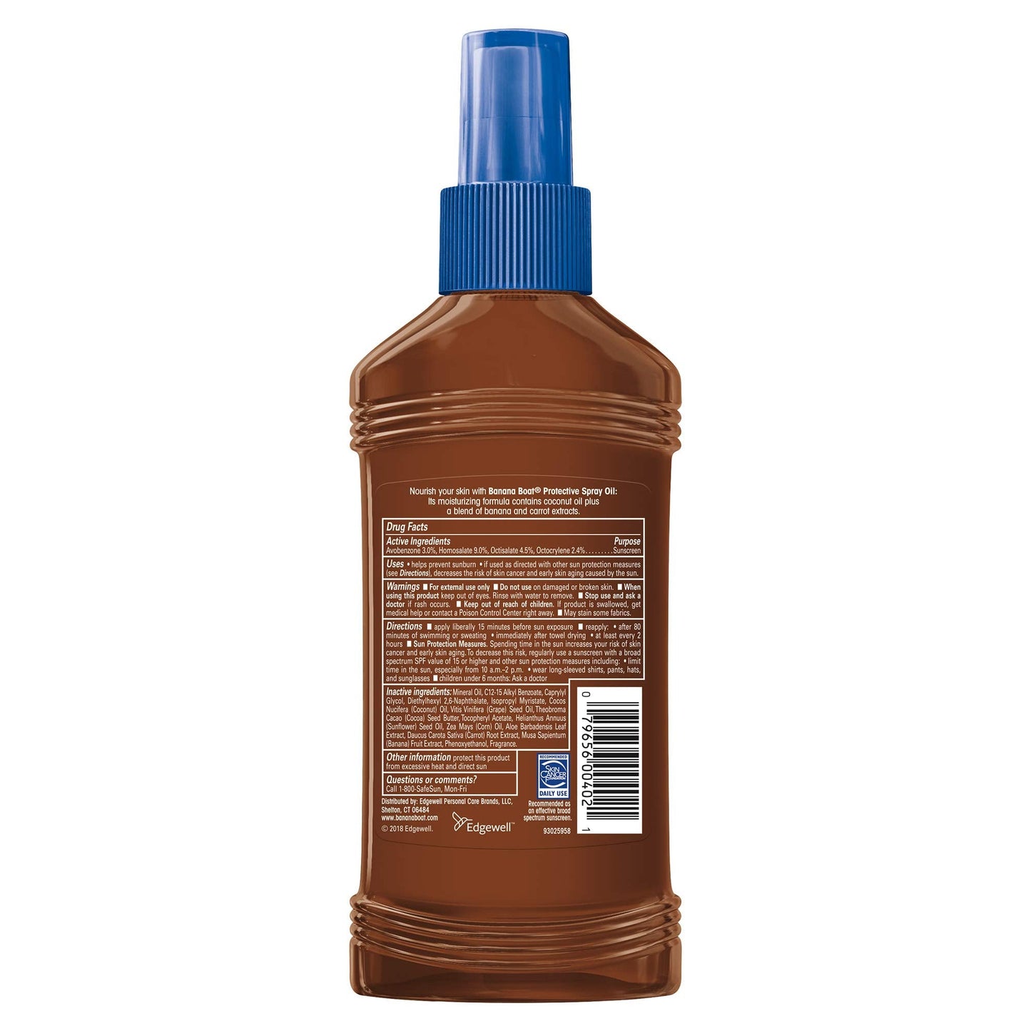 Banana Boat Protective Spray Oil, Sunscreen SPF 15 8 oz (Pack of 6) Beauty & Personal Care Banana Boat