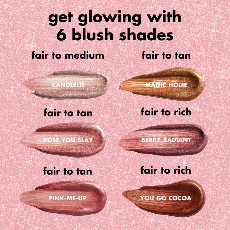 e.l.f. Halo Glow Blush Beauty Wand, Liquid Blush Wand For Radiant, Flushed Cheeks, Infused With Squalane, Vegan , You Go Cocoa Beauty & Personal Care e.l.f.
