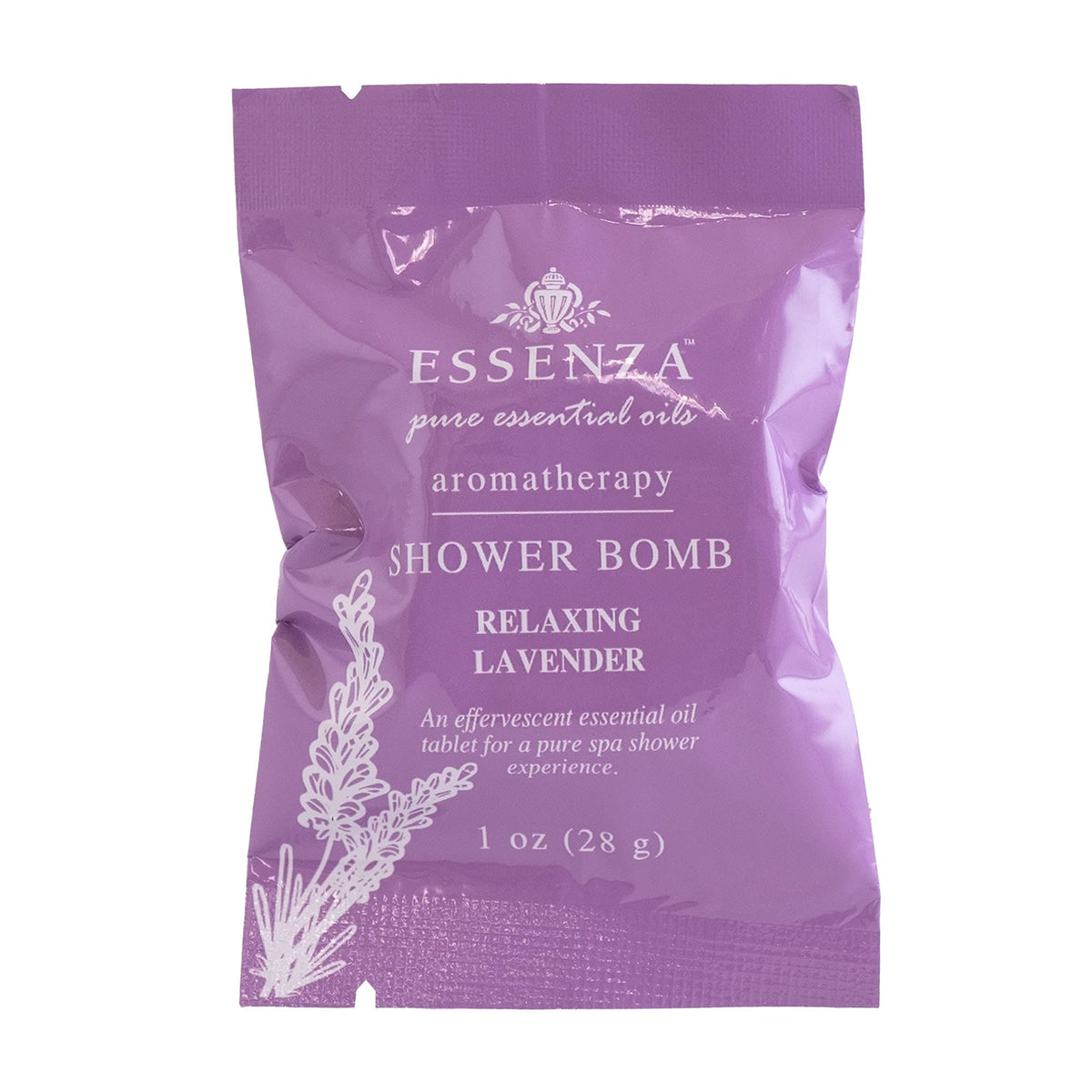 Essenza Shower Bombs 14pc Bin - Revitalizing Eucalyptus & Relaxing Lavender Aromatherapy Luxury Shower Bombs - Height 8.125” Width 5.5” Depth 4.125”… Beauty & Personal Care ESSENZA