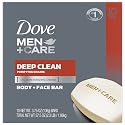 Dove Men+Care Men's Bar Soap More Moisturizing Than Bar Soap Deep Clean Soap Bar that Effectively Washes Away Bacteria, Nourishes Your Skin 3.75 oz 10 Beauty & Personal Care Dove