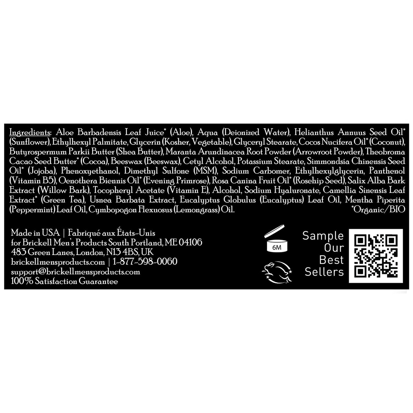 Brickell Men's Revitalizing Anti-Aging Cream For Men, Face Moisturizer For Face To Reduce Fine Lines and Wrinkles, Natural and Organic Anti Wrinkle Beauty & Personal Care Brickell Men's Products