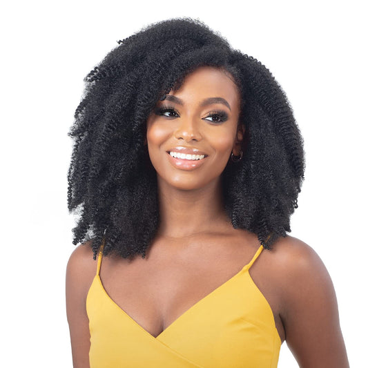 Shake N GO FreeTress Crochet Braids 3X Pre-Fluffed Poppin Twist 16 inch (1-pack, 2)