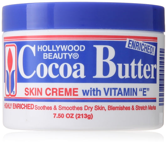 Hollywood Beauty Cocoa Butter With Vitamin- E 7.5 Ounce (221ml) (6 Pack) Beauty & Personal Care Hollywood Beauty