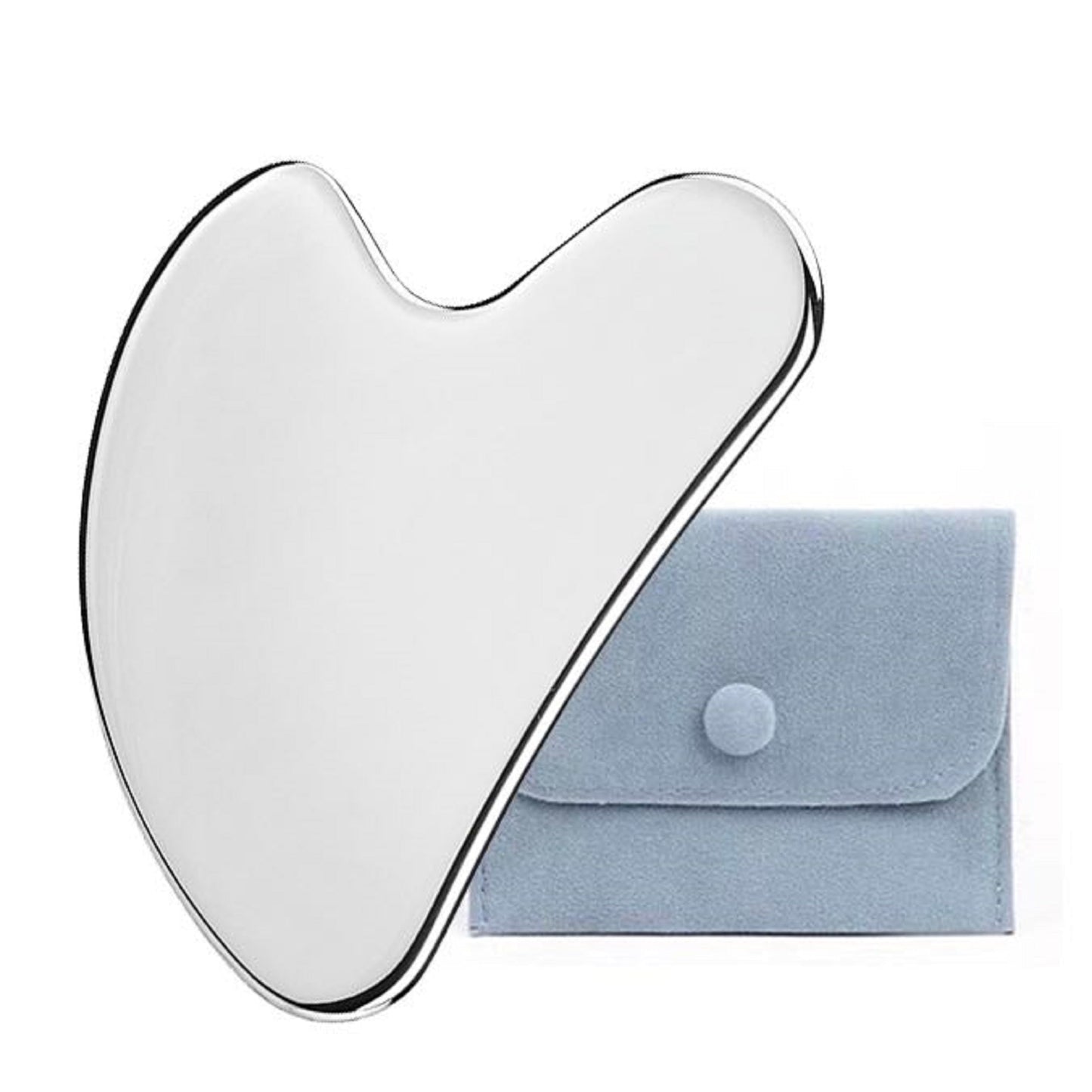TelKeen Metal Gua Sha Facial Tools, Stainless Steel Gua Sha Tools for Face, Body Skin Care, SPA Acupuncture, Anti-Aging & Wrinkles Beauty & Personal Care TelKeen