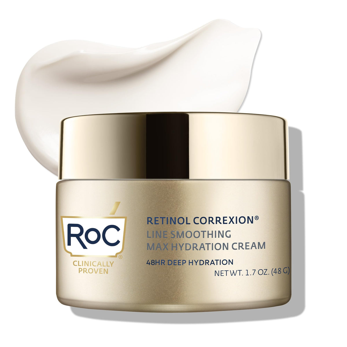 RoC Retinol Correxion Max Daily Hydration Anti-Aging Face Moisturizer with Hyaluronic Acid, Oil Free Skin Care Cream for Fine Lines, Dark Spots Beauty & Personal Care RoC