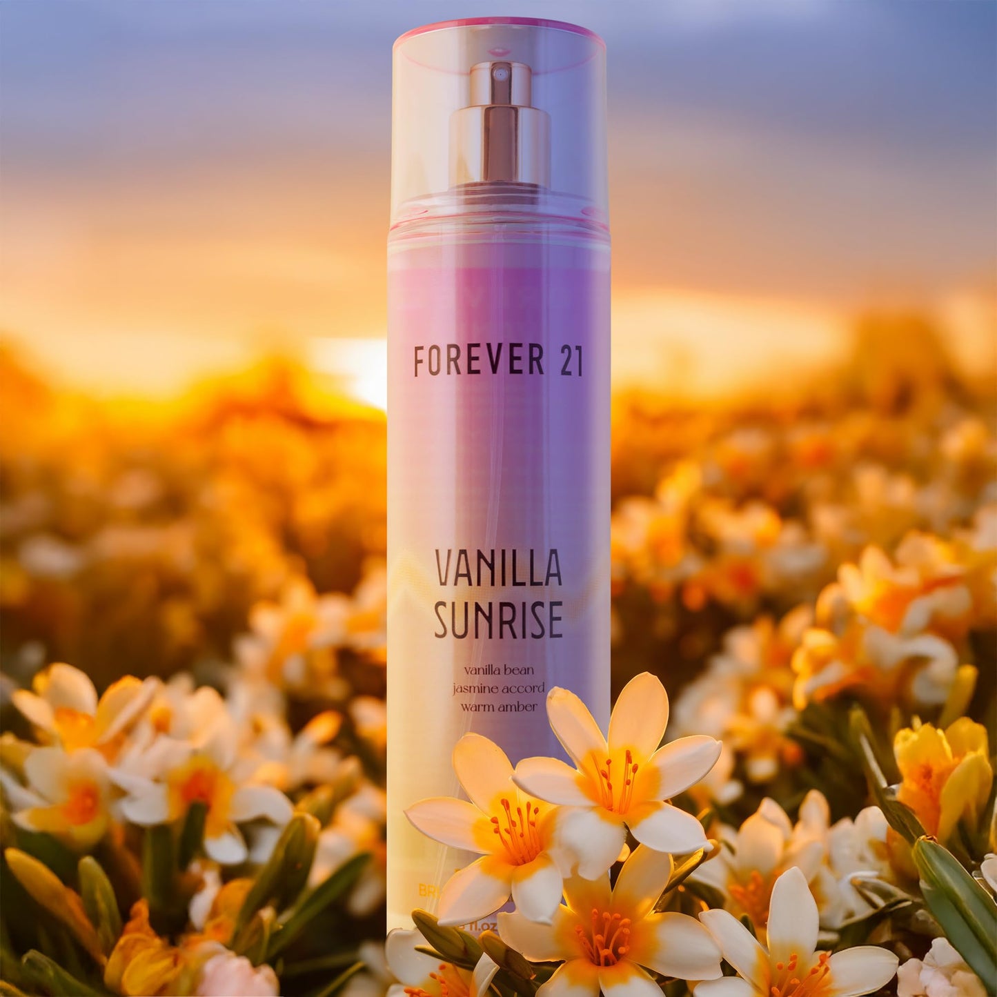 Forever 21 Vanilla Sunrise 3.4 Fl. Oz. EDP + Vanilla Sunrise 8 Fl. Oz. Body Mist Bundle Beauty & Personal Care Forever 21