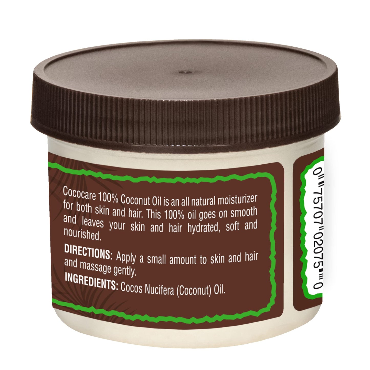 Cococare 100% Pure Coconut Oil for Skin, Hair, Face and Body - Plant-Based Daily Moisture Support, Easy to Scoop or Pour for Everyday Use, Use for Dry Beauty & Personal Care COCOCARE